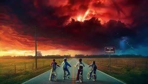 PC Stranger Things Clouds Live Wallpaper Free