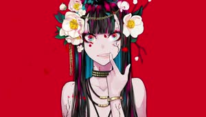 PC  Anime Flower Girl Live Wallpaper Free