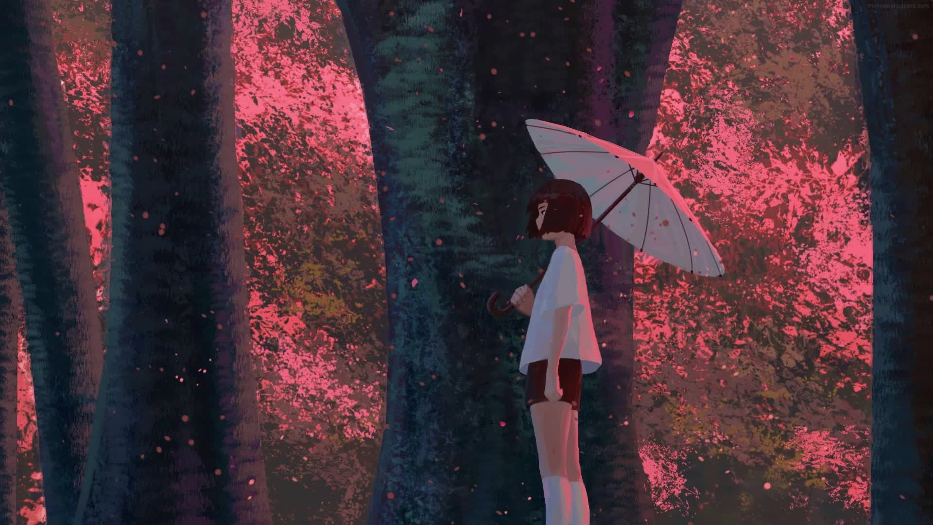 Download PC Sakura Forest Live Wallpaper Free