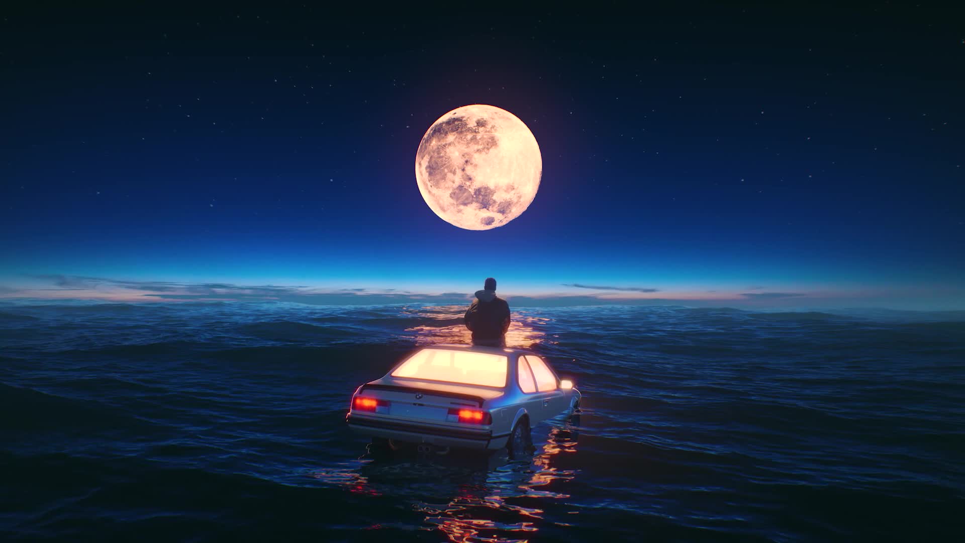 Download PC Floating in the Ocean Live Wallpaper Free