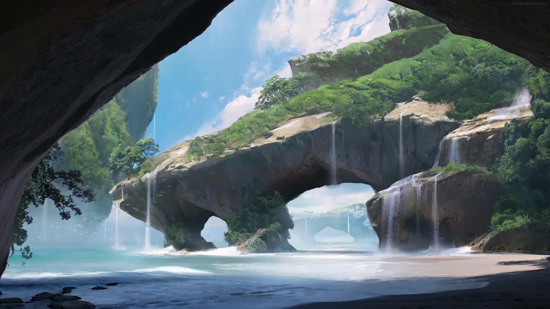 Download PC Fantasy Beach Live Wallpaper Free