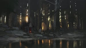 PC Cabin Forest Live Wallpaper Free