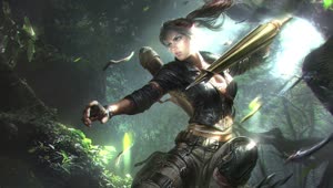 PC Lara Croft in Jungle Live Wallpaper Free