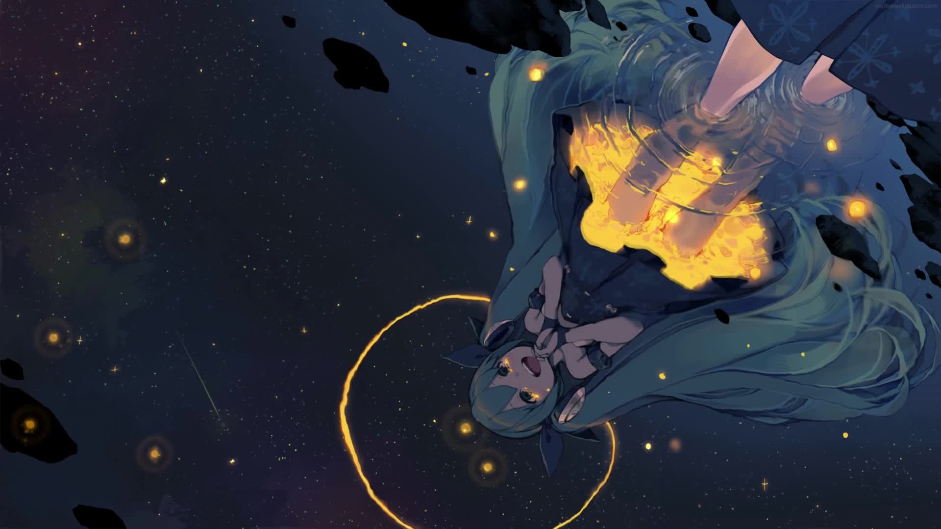 Download PC Hatsune Miku Night Stars Live Wallpaper Free