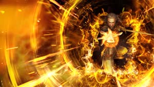 PC Fire The Witcher Live Wallpaper Free