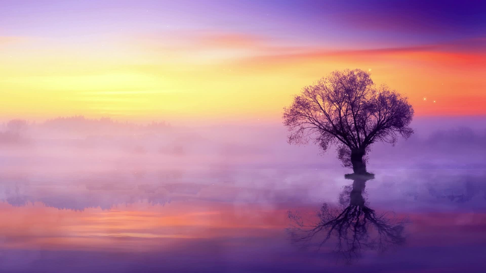 Download PC Purple Tree Live Wallpaper Free