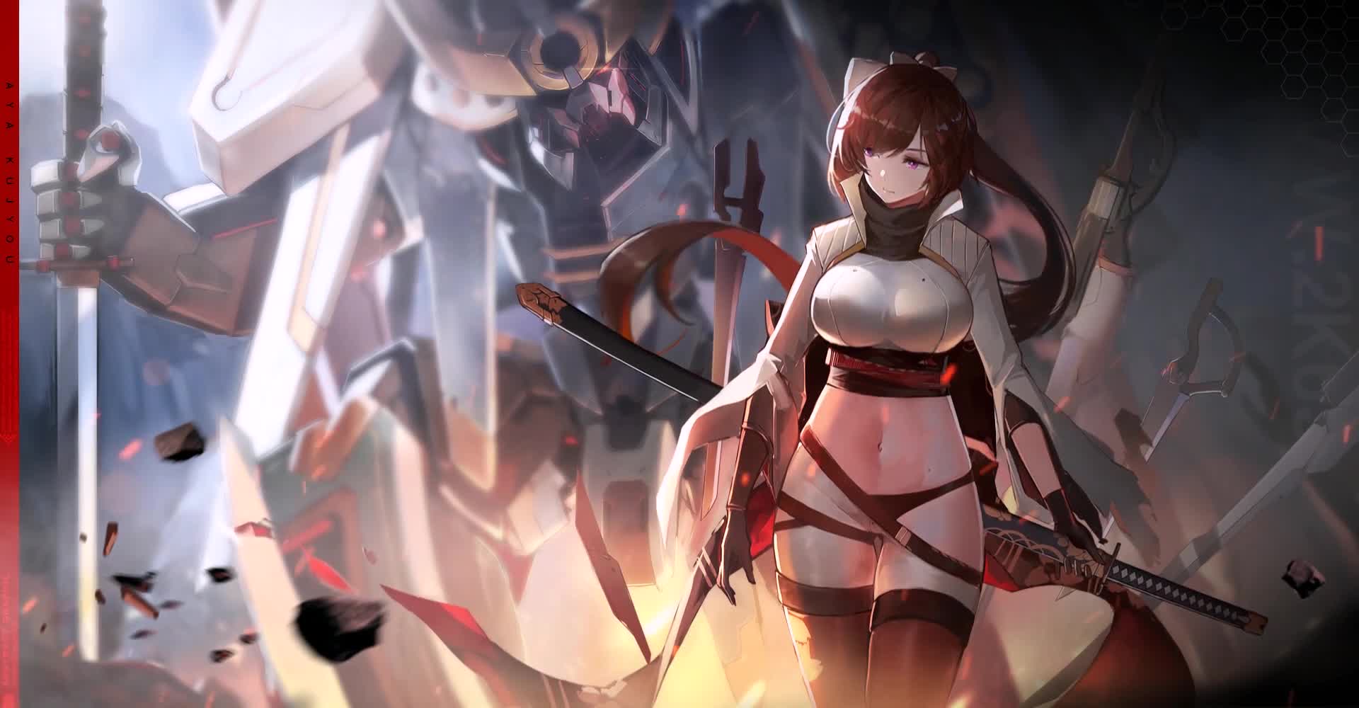 Download PC Mech Warrior Girl Live Wallpaper Free