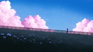 PC Pink Clouds Live Wallpaper Free