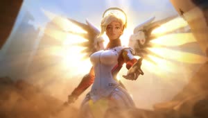 PC Let Me Heal You Mercy Overwatch Live Wallpaper Free