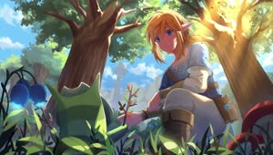 PC Link in a Forest Live Wallpaper Free
