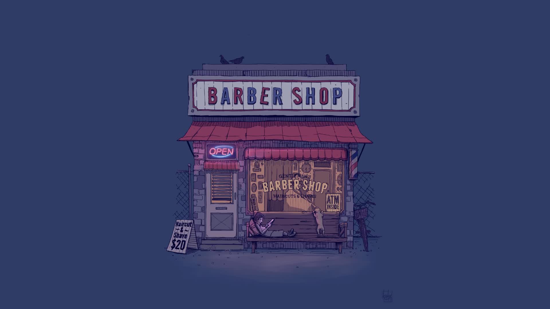 Download PC Barber Shop Live Wallpaper Free