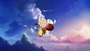 PC One Punch Man Fly Live Wallpaper Free