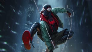 PC Spider Man Miles Morales NYC Live Wallpaper Free