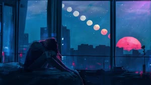 PC Lonely Moon Phases Live Wallpaper Free
