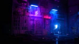 PC Night Back Alley Live Wallpaper Free
