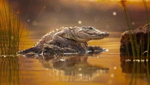PC Crocodile Swamp Live Wallpaper Free