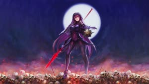 PC Scathach Fate Stay Night Live Wallpaper Free