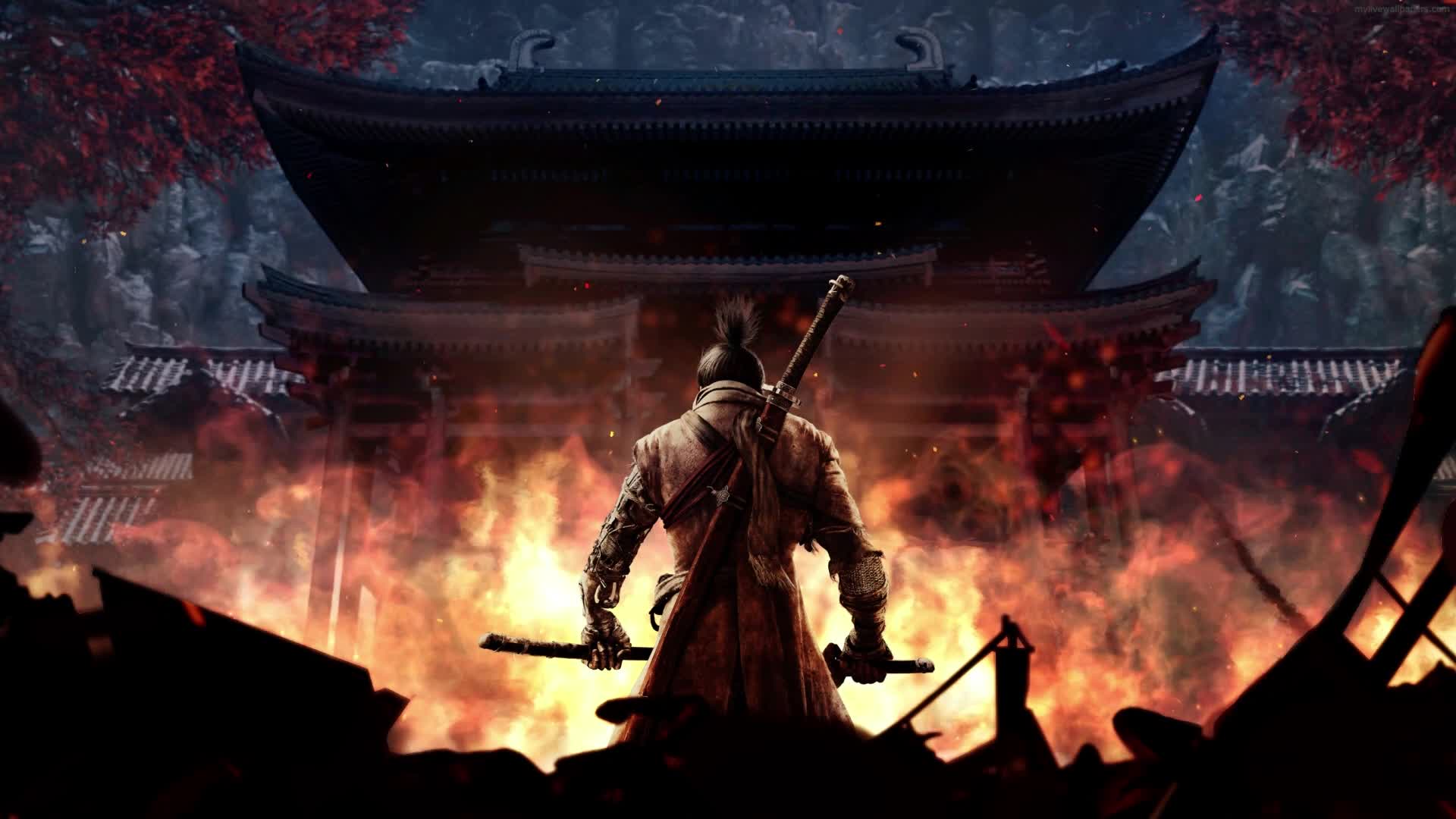 Download PC Sekiro Flames Live Wallpaper Free