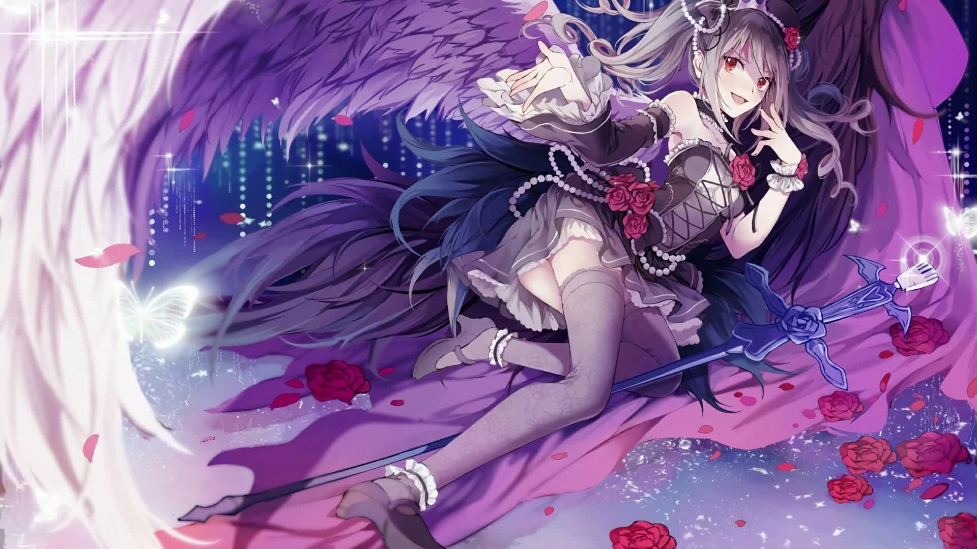 Download PC  Winged Anime Girl Live Wallpaper Free