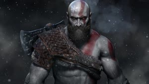 PC Kratos Snow Flakes Live Wallpaper Free