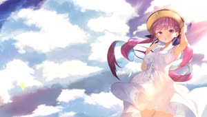 PC  Windy Anime Girl Live Wallpaper Free