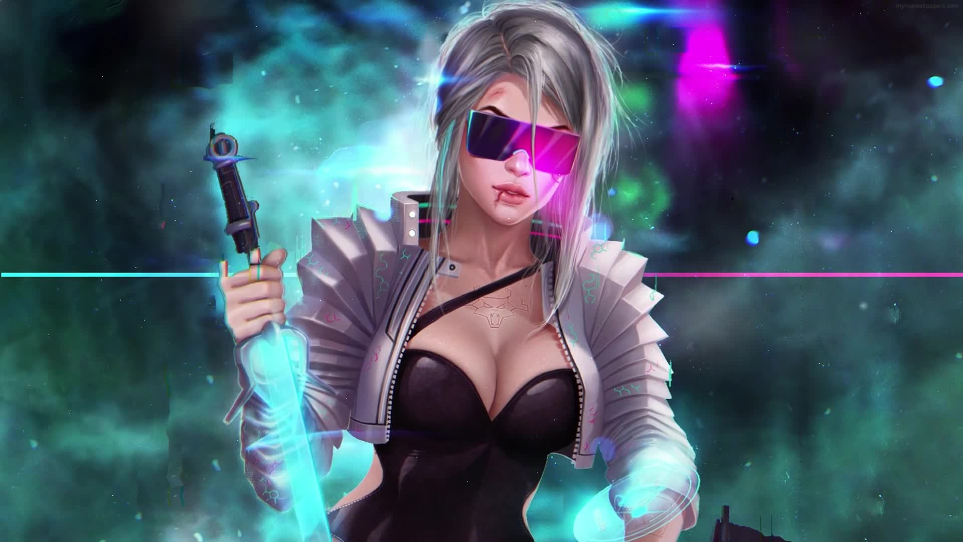 Download PC Ciri Cyberpunk Live Wallpaper Free