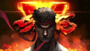 PC Ryu Flames Live Wallpaper Free