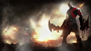 PC Kratos Ashes GOW Live Wallpaper Free