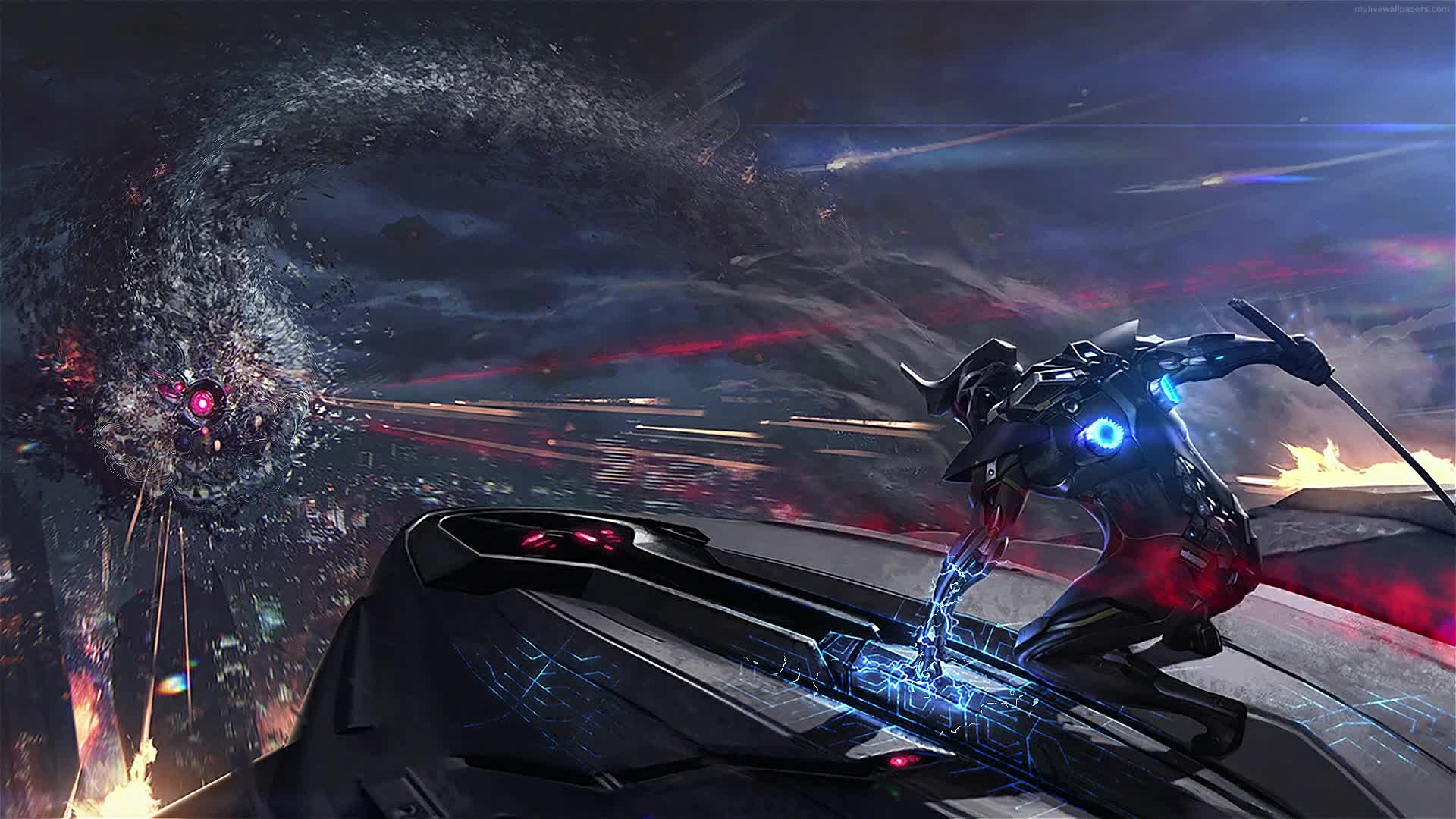 Download PC Cyber Samurai Live Wallpaper Free
