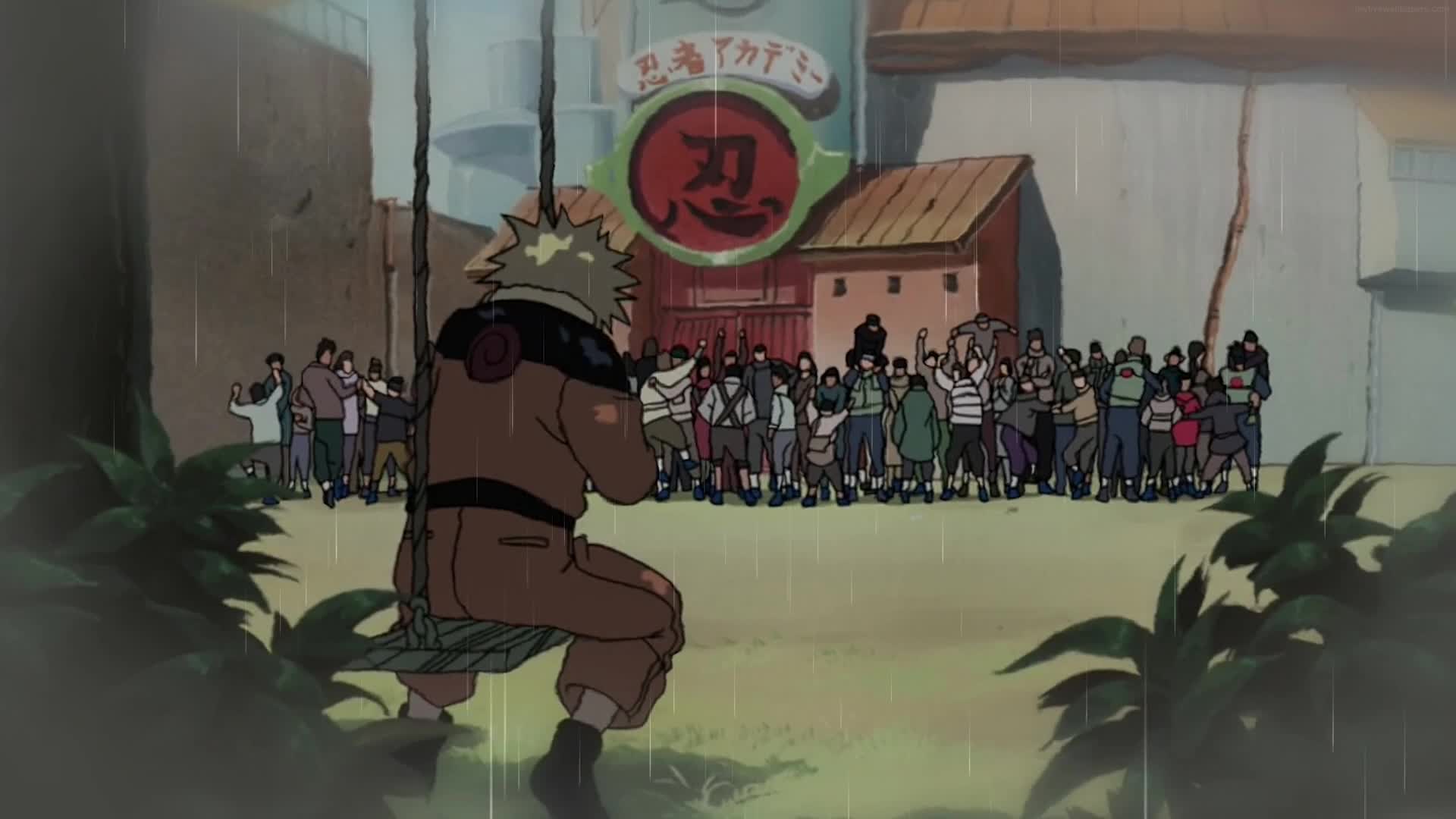 Download PC In the Rain Naruto Live Wallpaper Free