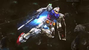 PC RX 78 2 Gundam Space Live Wallpaper Free