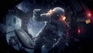 PC Accident in Space Live Wallpaper Free