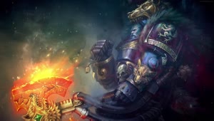PC Space Wolf Embers Warhammer 40K Live Wallpaper Free