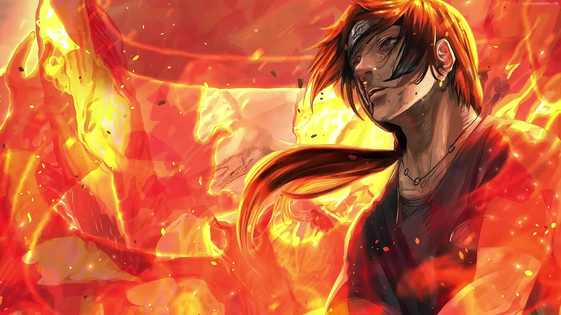 Download PC Naruto Fire Live Wallpaper Free