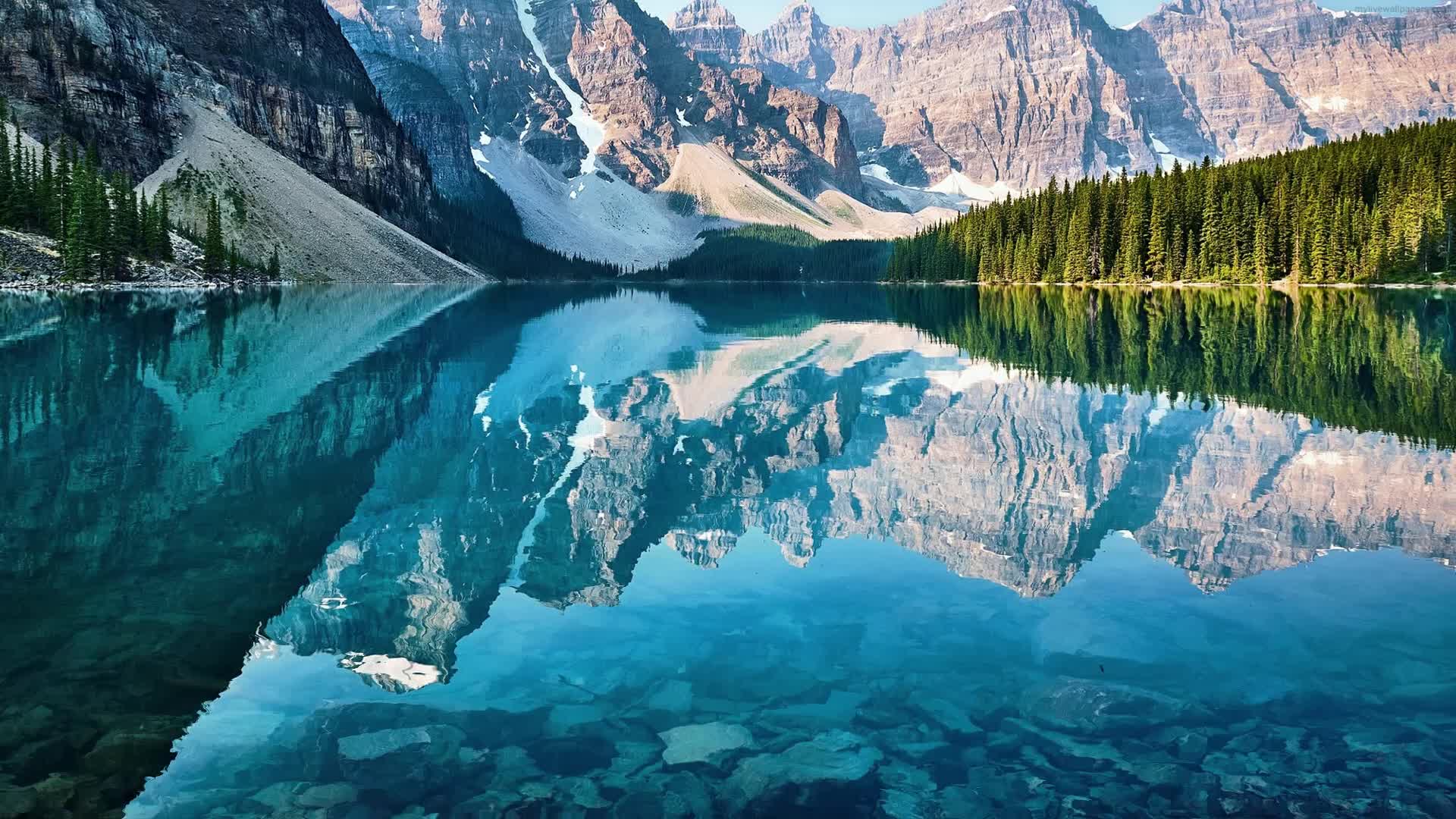 Download PC Moraine Lake Canada Live Wallpaper Free