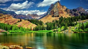 PC Beautiful Mountain Lake Live Wallpaper Free