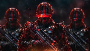 PC Robot Soldiers Live Wallpaper Free