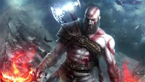 PC Fire Blade Kratos GOW Live Wallpaper Free