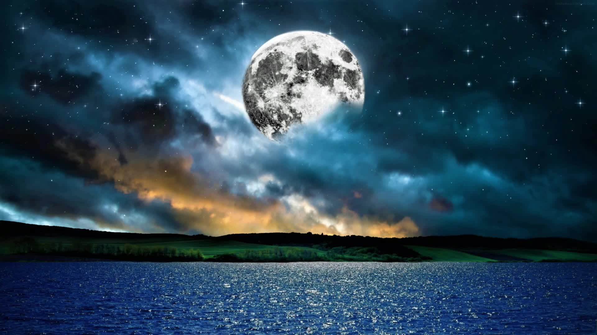 Download PC Starry Ocean Night Live Wallpaper Free