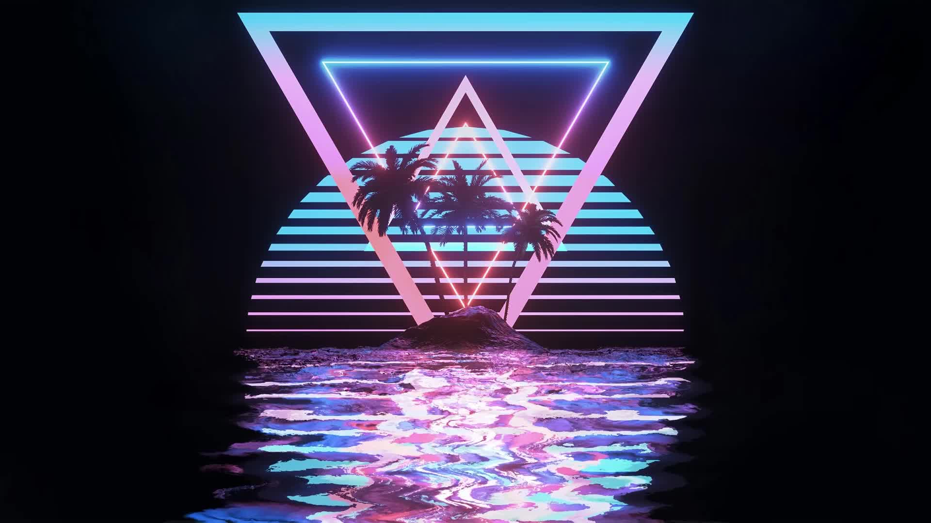 Download PC Retro Paradise Live Wallpaper Free