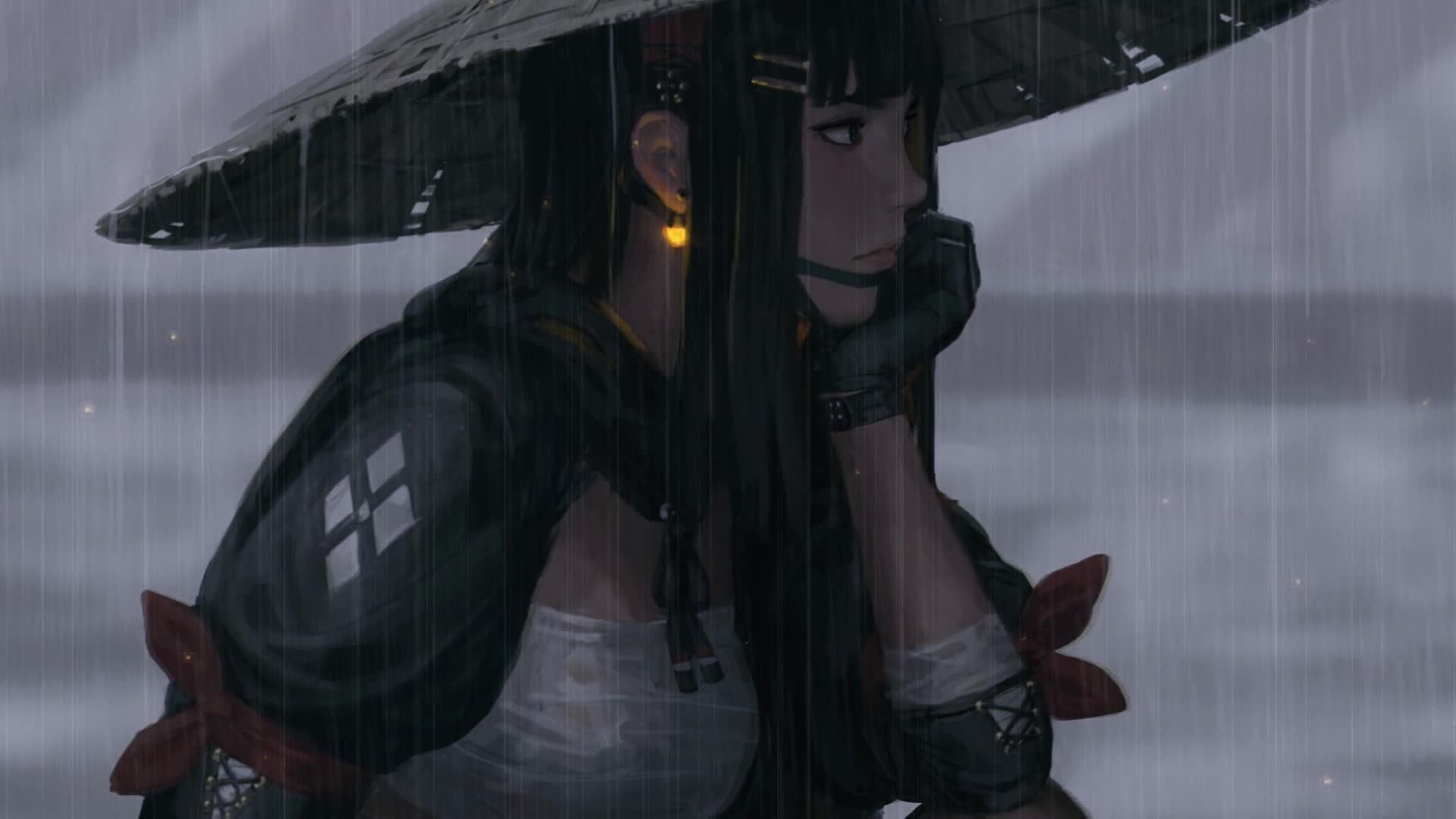 Download PC Day Night Samurai Girl Live Wallpaper Free