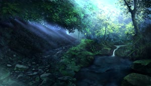PC Forest Clear Stream Live Wallpaper Free