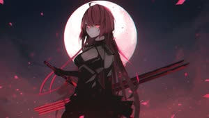 4K Assassin Anime Girl Live Wallpaper For PC