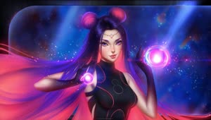 4K Cosmic Girl Live Wallpaper For PC