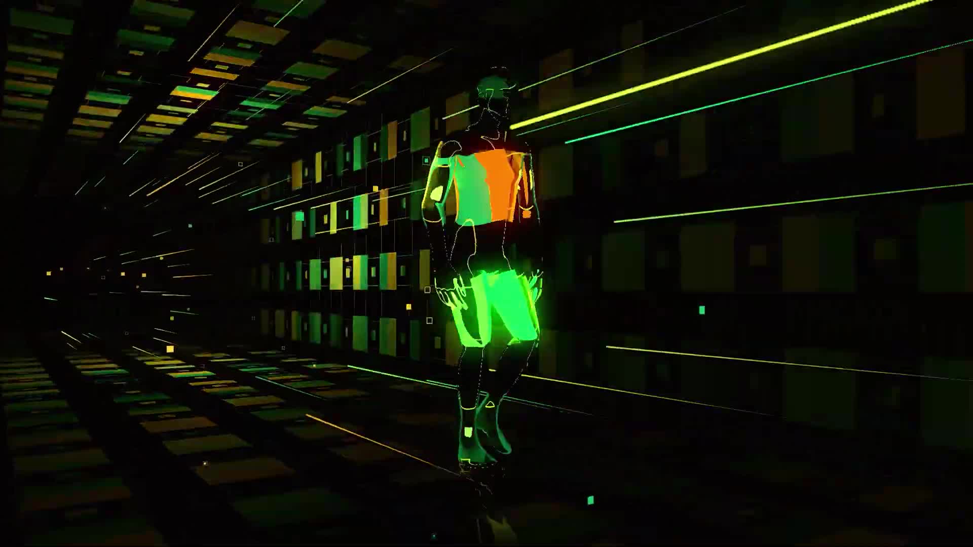 Download HD Video Walking man Copyright Loop Video