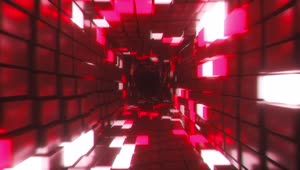 HD Video abstract flying in futuristic corridor No VJ Loop Video