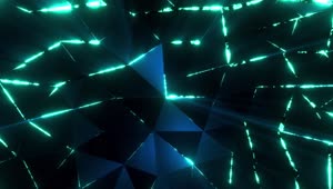 Geometric Bright Neon Triangular Video Live Wallpaper