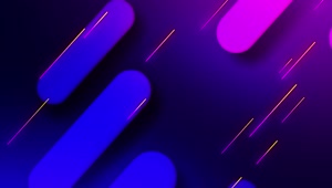 Rounded Neon Purple Lines Gradient Live Wallpaper