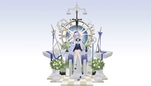 PC Anime Girl White Live Wallpaper