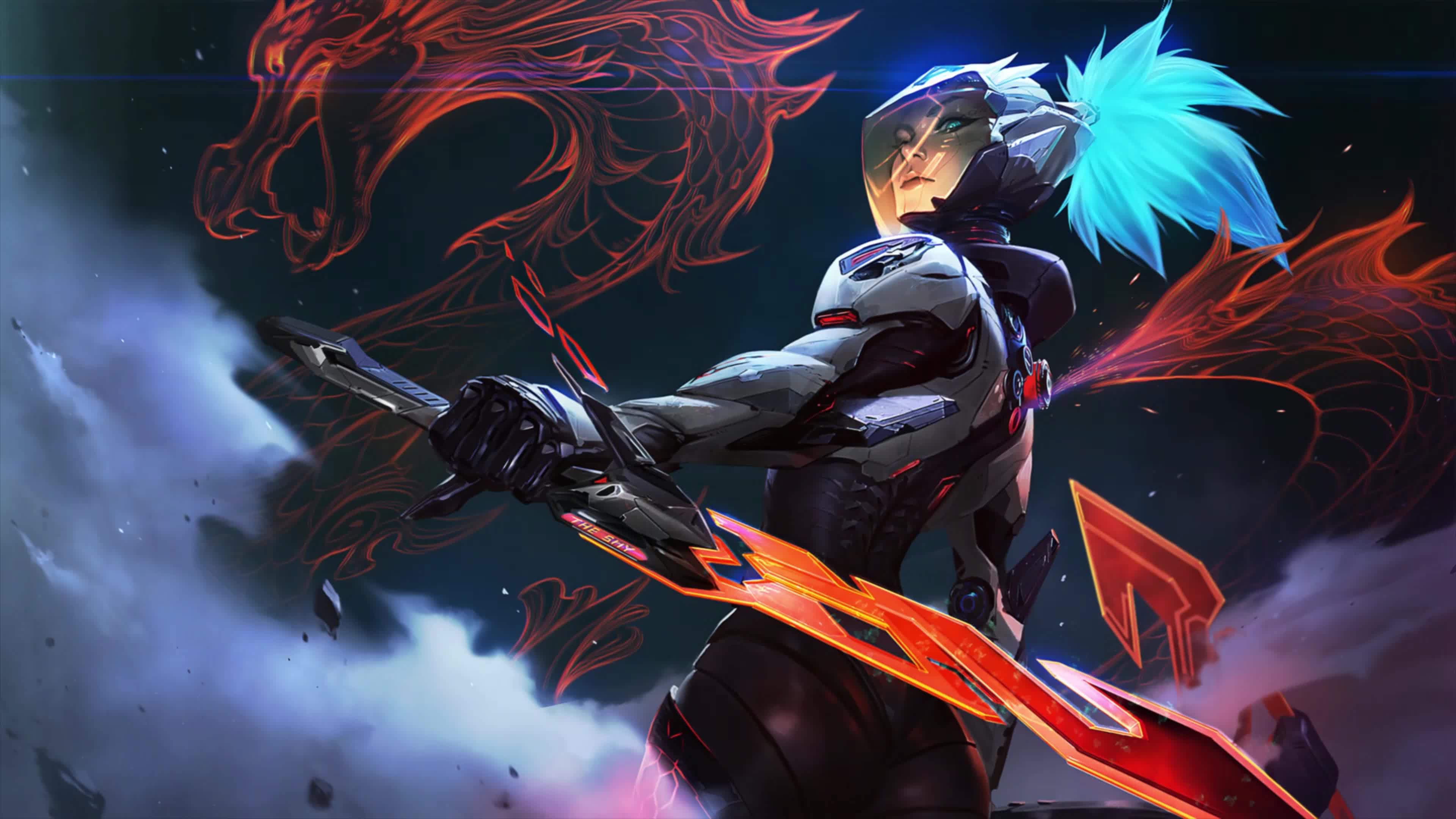 Download PC Desktop Project Akali League Of Legends 4k Live Wallpaper